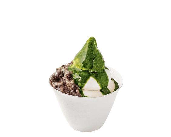 糀甘酒 ソフトクリーム 伊勢抹茶と発酵あんこ（カップ）